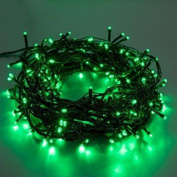 Уличная гирлянда Нить от сети, 8м, 80LED, Зеленый / Светодиодная гирлянда нить / Новогодняя LED гирлянда на елку 234583871 фото