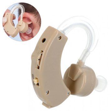 Слуховий апарат Cyber Sonic з батарейками та змінними вкладишами / Внутрішньовушний підсилювач слуху 234565622 фото