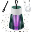 Лампа знищувач комах від USB, 5 Вт, Electronic shock Mosquito killing, Зелений / Електрична пастка для комарів
