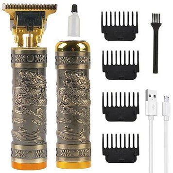 Аккумуляторный триммер для волос + шейвер, 4 насадки, HAIR CUTTER/ Машинка для стрижки волос / Триммер мужской 234577920 фото