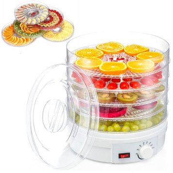 Сушарка для фруктів та овочів (5 ярусів, 350 Вт) FOOD DEHYDRATOR / Дегідратор з терморегулятором / Сушильний апарат для пастили 234565379 фото