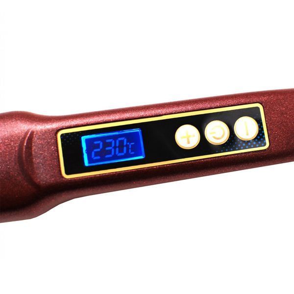 Плойка гофре для волос, с регулятором температуры, 45Вт, Pro Mozer MZ-7050A, Бордовая / Щипцы для гофрирования / Плойка для волн 23459605001 фото