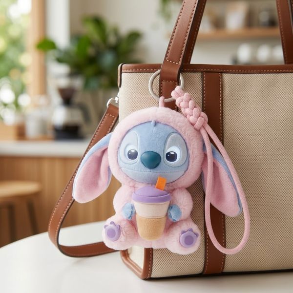 Интерактивная игрушка Стич, 15см, с искусственным интеллектом, Bluetooth, Розовая / Мягкая игрушка / Игрушка-брелок Стич 234598372 фото