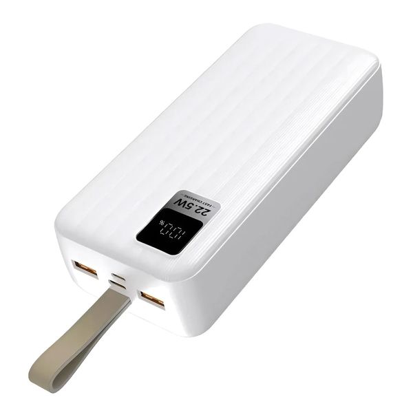 Повербанк на 40000mAh зі швидкою зарядкою, 2хUSB, KP-93, Білий / Power bank / Портативний зарядний пристрій для телефону 234575462 фото