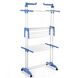 Багатоярусна сушарка для білизни до 40 кг (172х73х64 см) Garment Rack With Wheels / Складна підлогова сушарка для речей 123459786 фото 4