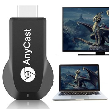 Медіаплеєр для ТВ з HDMI, AnyCast M9 PLUS / Адаптер для телевізора / Ресівер трансмітер  123462089 фото