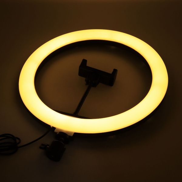 Светодиодная кольцевая лампа 30 см, с держателем для телефона, LED RING FILL Light / Селфи лампа для фото и видео съемки 123461899 фото