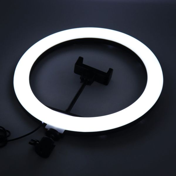 Светодиодная кольцевая лампа 30 см, с держателем для телефона, LED RING FILL Light / Селфи лампа для фото и видео съемки 123461899 фото