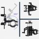 Велосипедний тримач для телефону (55-95мм), BG-699 / Кріплення для телефону на велосипед / Велопідставка під смартфон 234567278 фото 6