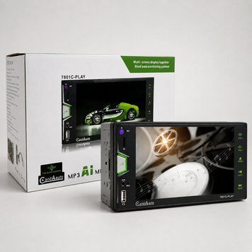 Автомагнітола 7inch 2DIN MP5+RC+SRS 7801C, Чорний / Сенсорна магнітола в машину / Магнітофон в машину / Магнітола в авто 234602285 фото