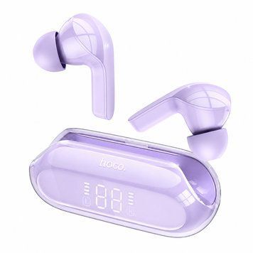 Беспроводные наушники Bluetooth Hoco EW39, Фиолетовые / Вакуумные наушники / Блютуз наушники 234596085 фото