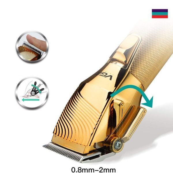 Аккумуляторная машинка для стрижки волос + 6 насадок, с USB, VGR V280 / Беспроводной триммер для стрижки 234574705 фото