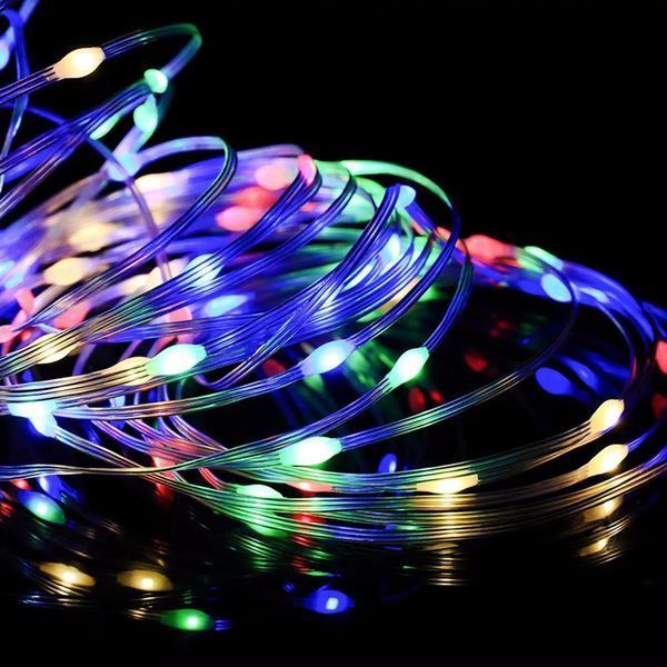 Гірлянда Smart від USB, 3м, RGB, з Bluetooth / Новорічна гірлянда на ялинку / Смарт гірлянда нитка / Світлодіодна LED гірлянда 234587871 фото