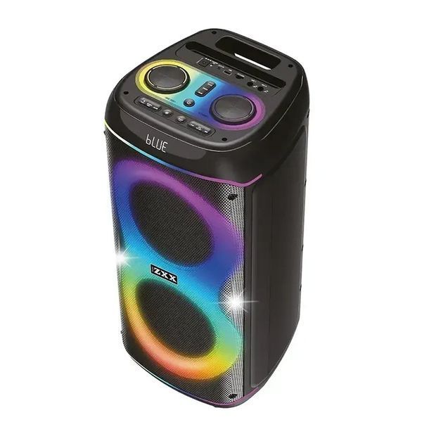 Портативная колонка Bluetooth, 80Вт, 2x8" 2 микрофона, пульт, ZXX-8085, Черная / Bluetooth колонка караоке / Колонка с микрофонами 234595740 фото Портативная колонка Bluetooth, 80Вт, 2x8" 2 микрофона, пульт, ZXX-8085, Черная / Bluetooth колонка караоке / Колонка с микрофонами 234595740 фото