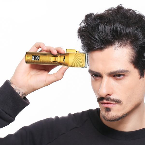 Аккумуляторная машинка для стрижки волос + 6 насадок, с USB, VGR V280 / Беспроводной триммер для стрижки 234574705 фото