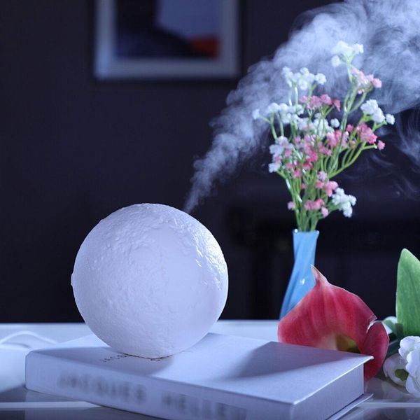 Увлажнитель воздуха-ночник Луна 2 в 1 3D Moon Light Diffuser / Настольный светильник с увлажнителем 234560910 фото