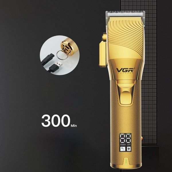 Аккумуляторная машинка для стрижки волос + 6 насадок, с USB, VGR V280 / Беспроводной триммер для стрижки 234574705 фото