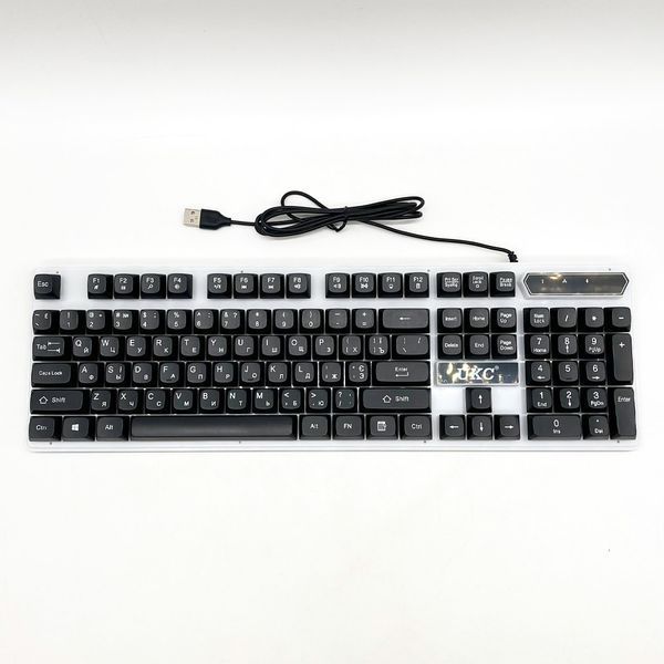 Клавіатура провідна з підсвічуванням RGB, DX 750 / Ігрова клавіатура / Дротова клавіатура / Мультимедійна клавіатура 234584059 фото
