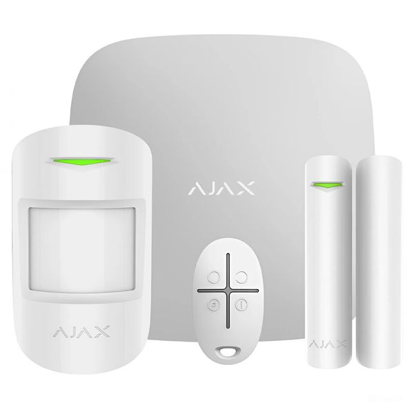 Комплект охоронної сигналізації з 2G та Ethernet, до 2000м, Ajax StarterKit / Бездротова сигналізація для дому 234574556 фото