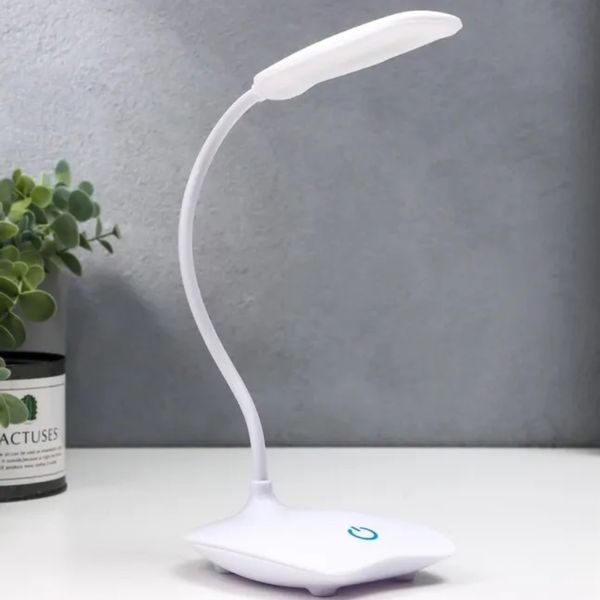 Настільна LED лампа на акумуляторі, з USB, Lova eye Soft light Reading eye lamp / Світлодіодна гнучка лампа з сенсорним керуванням 234562526 фото