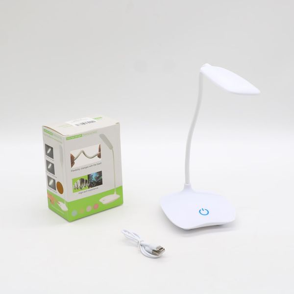 Настільна LED лампа на акумуляторі, з USB, Lova eye Soft light Reading eye lamp / Світлодіодна гнучка лампа з сенсорним керуванням 234562526 фото