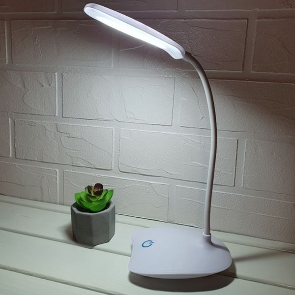 Настільна LED лампа на акумуляторі, з USB, Lova eye Soft light Reading eye lamp / Світлодіодна гнучка лампа з сенсорним керуванням 234562526 фото