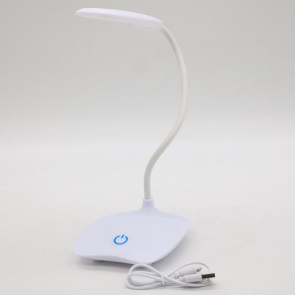 Настільна LED лампа на акумуляторі, з USB, Lova eye Soft light Reading eye lamp / Світлодіодна гнучка лампа з сенсорним керуванням 234562526 фото