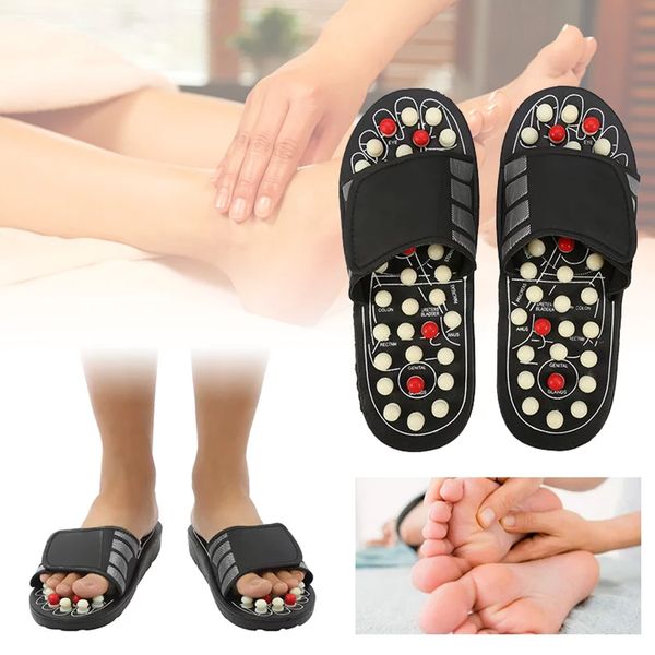 Рефлекторні масажні тапочки для ніг 40-41р , Massage Slipper NJ-498 / Взуття з ефектом акупунктурного масажу 23456545201 фото