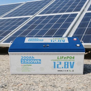 Акумулятор літієвий, 12.8V, 200Ah, LiFePO4, Білий / Акумуляторна батарея / Батарея для сонячних панелей 234594254 фото