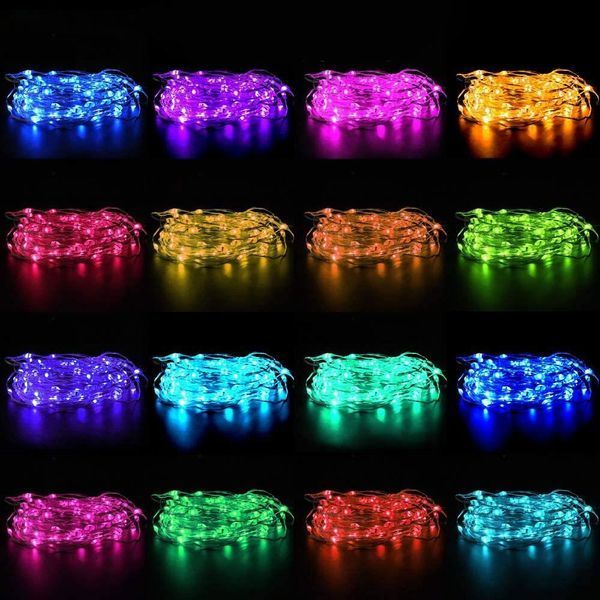 Розумна гірлянда 10м, USB, Bluetooth Xmas Lights 100LED RGB / Світлодіодна гірлянда з керуванням з телефону 234565243 фото