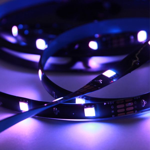 Светодиодная RGB лента 5 м, с пультом, с USB, TV LED Strip CB-5050 / Умная лента для фоновой подсветки телевизора 234568418 фото