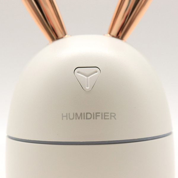 Зволожувач повітря та нічник 2в1, 200 мл Humidifiers, Білий / Ультразвуковий зволожувач повітря Зайчик 234562820 фото