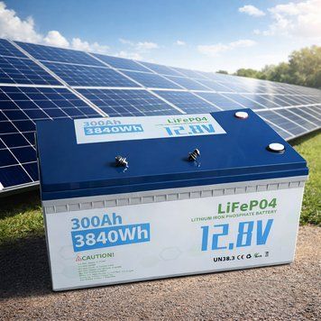 Літієва батарея для сонячних панелей, 12V, 300Ah, LiFePO4, Білий / Акумулятор літієвий / Акумуляторна батарея 234594255 фото