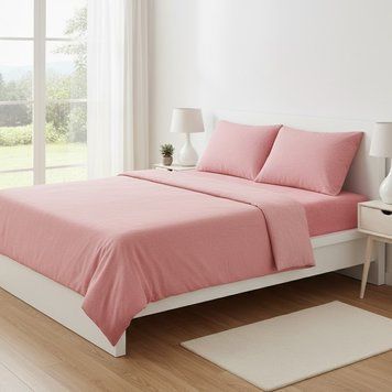 Комплект постельного белья поплиновый, Евро размер, Romeo home Poplin Nef / Набор постельного белья / Постель хлопковая 345601373 фото