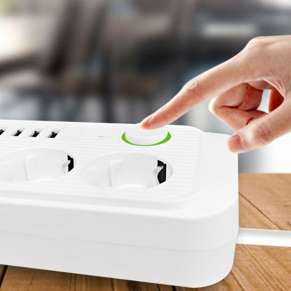 Мережевий фільтр 2500Вт, 1.85м, (3×220В+4×USB+1×Type-C) F09U, Чорний / Подовжувач з USB / Переноска розетка з USB 234574511 фото Мережевий фільтр 2500Вт, 1.85м, (3×220В+4×USB+1×Type-C) F09U, Чорний / Подовжувач з USB / Переноска розетка з USB 234574511 фото