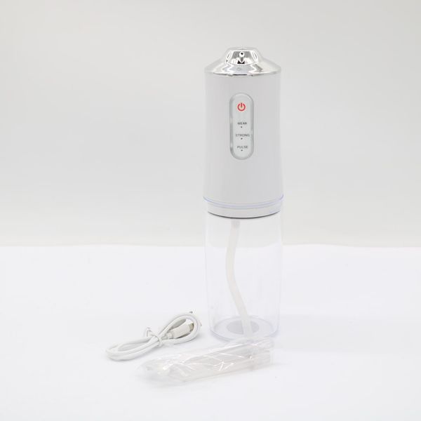 Портативный ирригатор для полости рта 230 мл, Portable Oral Irrigator, Белый / Электрический ирригатор для зубов с насадкой 234562532 фото