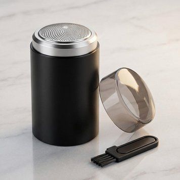 Чоловіча електробритва, від USB, Чорна / Електрична бритва для гоління / Міні електробритва шейвер 234638032 фото