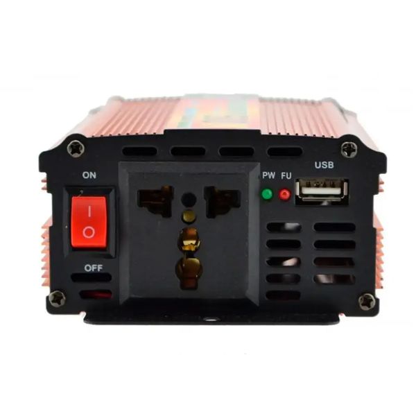 Перетворювач напруги 24V-220V з USB, 1000W, SSK / Автомобільний інвертор постійного струму 234562414 фото