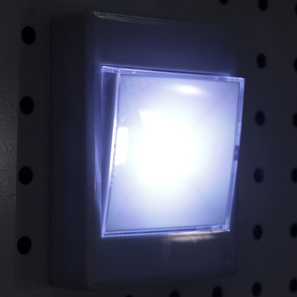 Светодиодный светильник на батарейках COB Light Switch / Ночная лампа на магните / Подсветка ночник в виде выключателя 234566225 фото