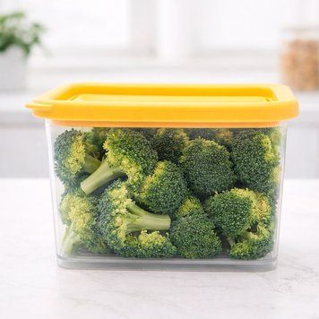 Контейнер для зберігання продуктів 480мл 9,5х7,5х7см DoorMini / Харчовий контейнер / Ємність для сипучих з кришкою 234588133 фото