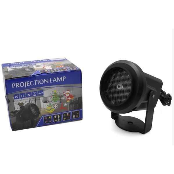 Лазерний проектор з 16-ма малюнками та кронштейном PROJECTION LAMP SE-328-01 / Лазерна установка-диско 234561655 фото