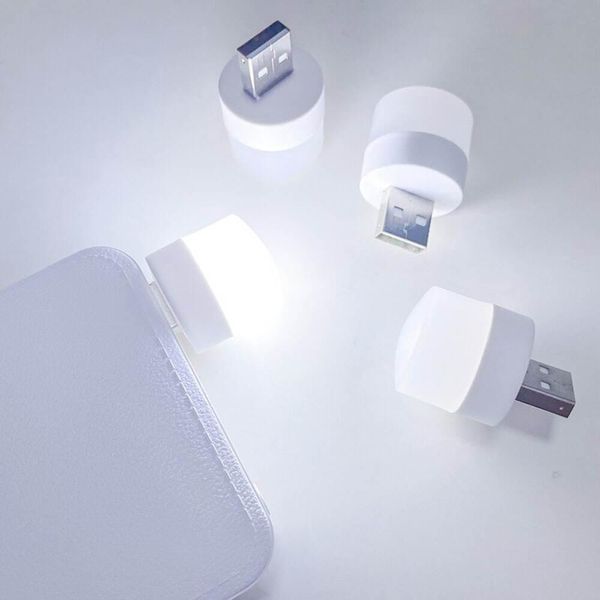 Светодиодная лампа USB LED Lamp 5V 1W 6000K белая / Портативный мини светильник с USB / USB ночник 234565299 фото