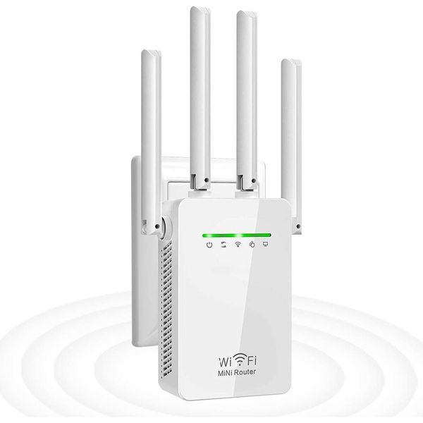 Бездротовий WiFi репітер на 4 антени, 300 Mbps, PIX-LINK LV WR09 / Підсилювач WiFi сигналу для дому / Ретранслятор 234569896 фото