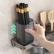 Настенный органайзер для кухонных принадлежностей, 65х8,7х3см / Металлический органайзер для кухни / Полка органайзер для кухни 234587641 фото 4