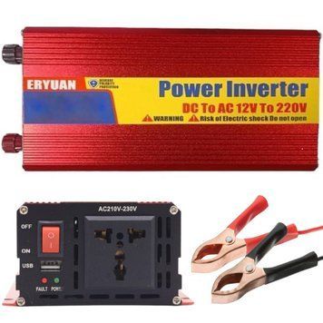 Инвертор автомобильный на 5000W, 12V/220V / Преобразователь напряжения / Автоинвертор постоянного тока 234574616 фото