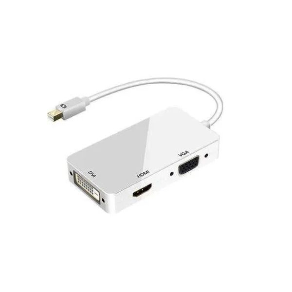 Перехідник 3в1 (HDMI/DVI/VGA) Mini DisplayPort / Конвертер на HDMI 4K/2K / Адаптер 234570154 фото Перехідник 3в1 (HDMI/DVI/VGA) Mini DisplayPort / Конвертер на HDMI 4K/2K / Адаптер 234570154 фото