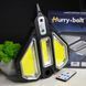 Вуличний світильник на сонячній батареї + пульт, 3 режими Hurry bolt Чорний / Ліхтар з датчиком руху/ Прожектор світлодіодний 234593163 фото 4