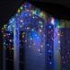 Гирлянда Бахрома, от сети, 5 м, 120LED, Мультицветной / Уличная светодиодная гирлянда / Новогодняя гирлянда 234565260 фото 2