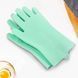Перчатки для кухни Kitchen Gloves, Салатовые / Силиконовые перчатки для мытья посуды 23457114705 фото 2