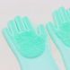 Перчатки для кухни Kitchen Gloves, Салатовые / Силиконовые перчатки для мытья посуды 23457114705 фото 7